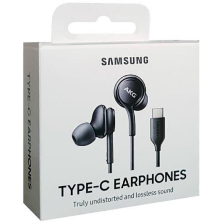 Samsung In-Ear-Kopfhörer Eo-Ic100Bb Usb-C Schwarz Samsung Kabelgebundene Kopfhörer Schwarz