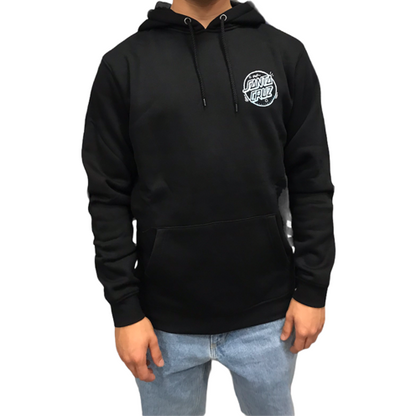 Santa Cruz felpa con cappuccio da uomo Ermsy Twisted Hand nero
