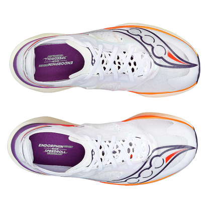 Saucony Endorphin Elite S20768-126 Scarpa Racing Carbonio Uomo Bianco