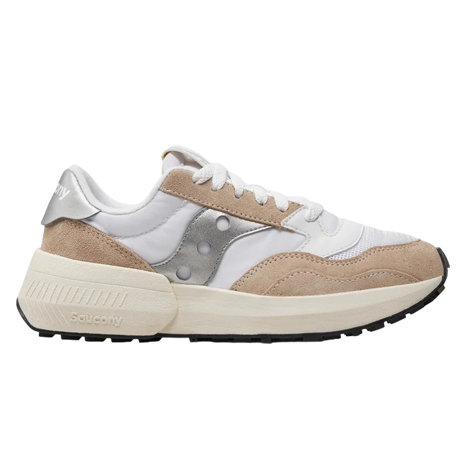 Saucony Jazz NXT Sneakers Lifestyle Donna Bianco Argento - S60790-11