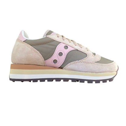 Saucony Originals Jazz Triple Donna Verde-Rosa S60530-58 | Sneakers con Suola Alta