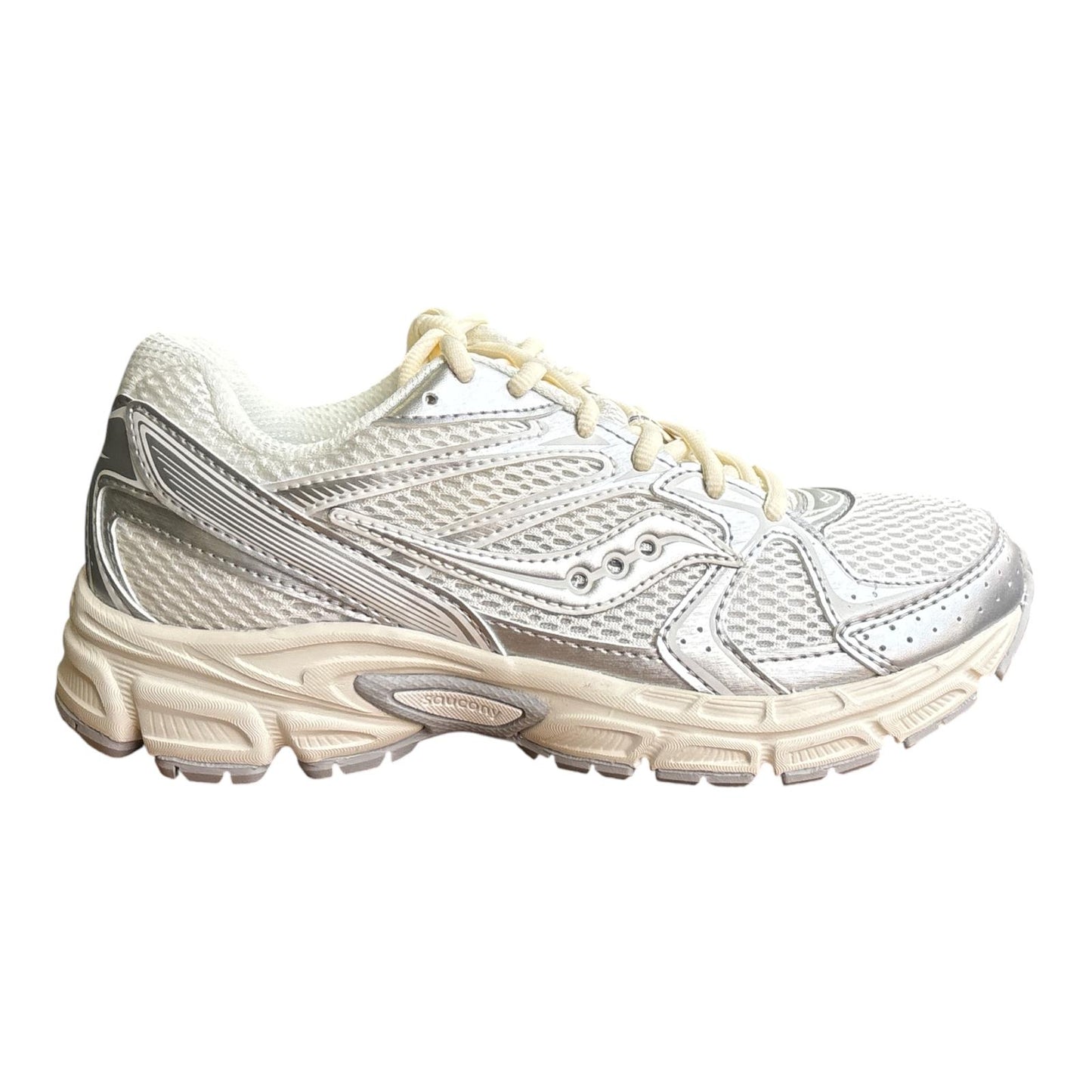 Saucony Ride Millennium S70812-41 - Sneakers Donna Crema Argento