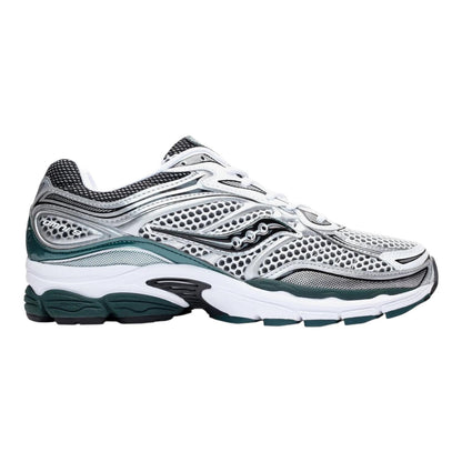 Saucony Sneakers Uomo ProGrid Omni 9 S70739-56 Bianco Argento Verde Pino
