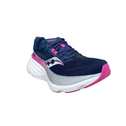 Saucony Hurricane 24 S10933-161 Scarpe Running Donna Stabilità Pronazione Massima Ammortizzazione Blu Fucsia