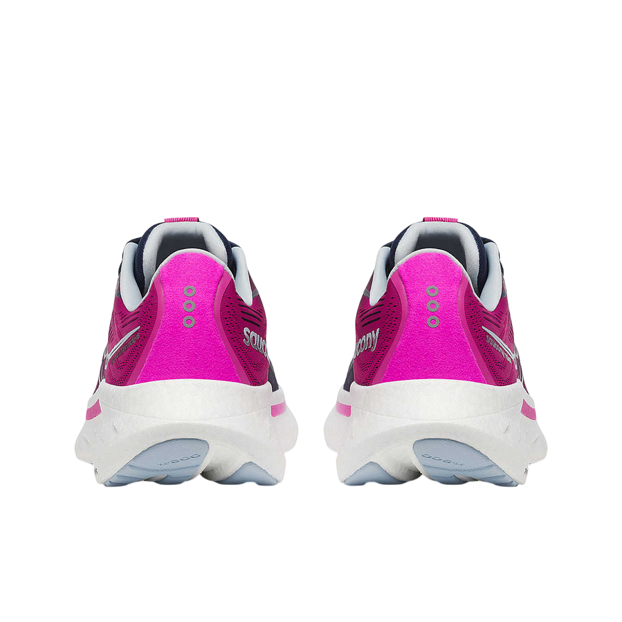 Saucony Ride 18 S11000-160 Scarpe Running Donna Versatili Allenamento Quotidiano Blu Fucsia
