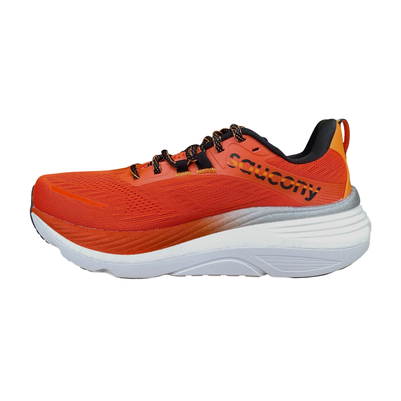 Saucony Hurricane 24 S20933-164 Scarpe Running Uomo Stabilità Pronazione Massima Ammortizzazione Pepe Rosso Nero