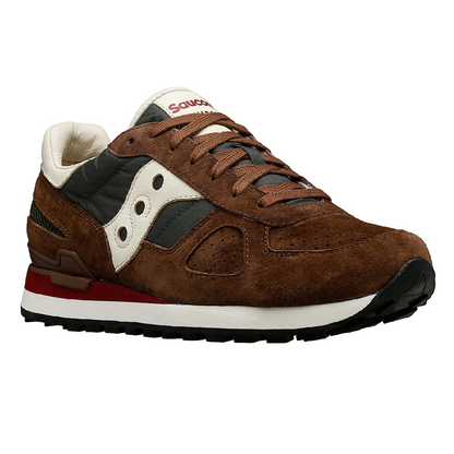 Saucony Shadow Original S70780-3 Marrone Verde Uomo Sneakers Heritage EVA