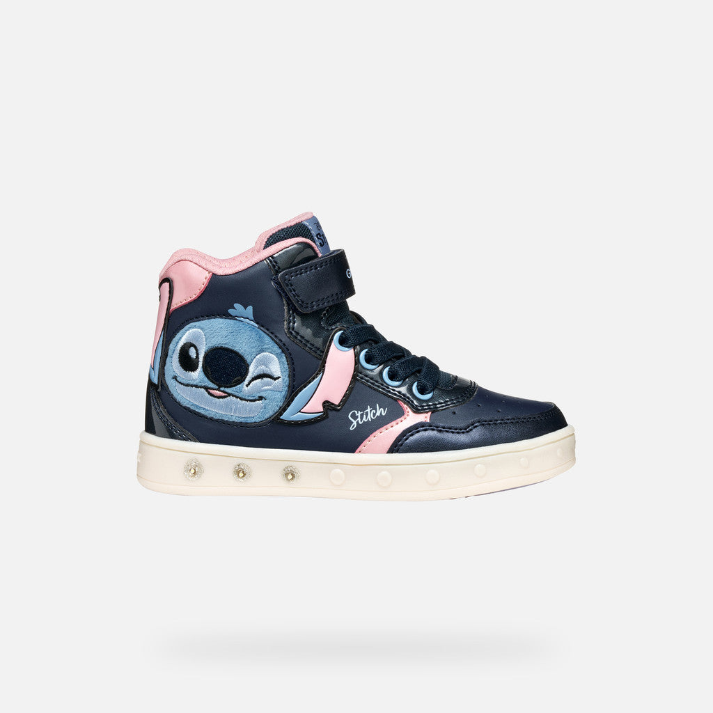 Geox Scarpa tempo libero junior J568WH0BCKNC0694 blu-rosa