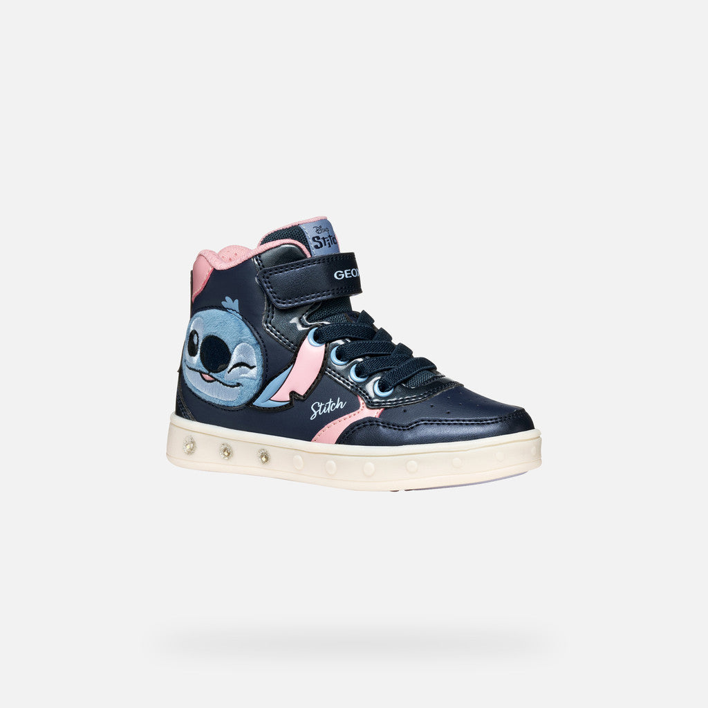 Geox Scarpa tempo libero junior J568WH0BCKNC0694 blu-rosa
