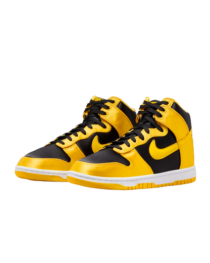 Nike Dunk High FN4216-001 Women's Sneakers Black White Maize
