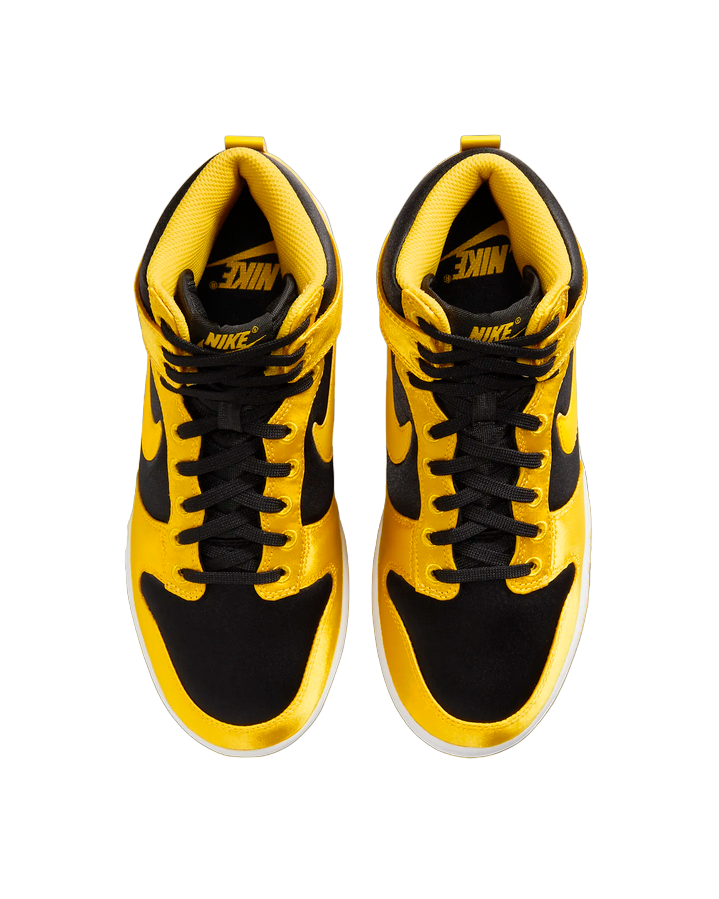 Nike Dunk High FN4216-001 Women's Sneakers Black White Maize