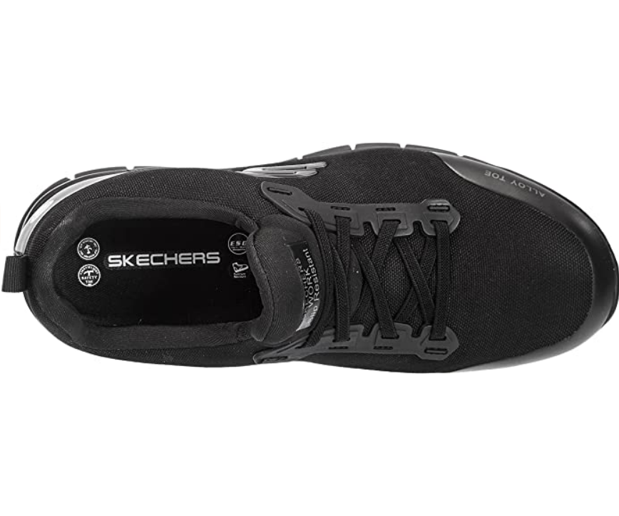 Skechers Sure Track Jixie 108041EC Nero | Scarpe Antinfortunistiche Donna CertificatE