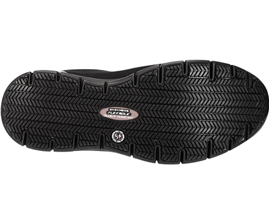 Skechers Sure Track Jixie 108041EC Nero | Scarpe Antinfortunistiche Donna CertificatE