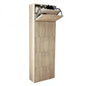 Shoe Cabinet Molly 5 Drop-Down Doors Light Elm: Wood, 59x25x172 cm