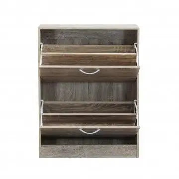 Scarpiera Sally Naturale: Legno, cm 60x24x80