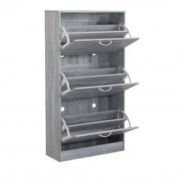 Scarpiera Vicky Grigio Chiaro: Legno, cm 60x24x115