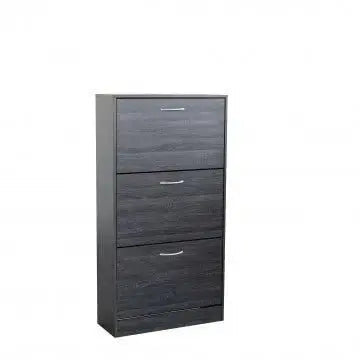 Scarpiera Vicky Grigio Scuro: Legno, cm 60x24x115