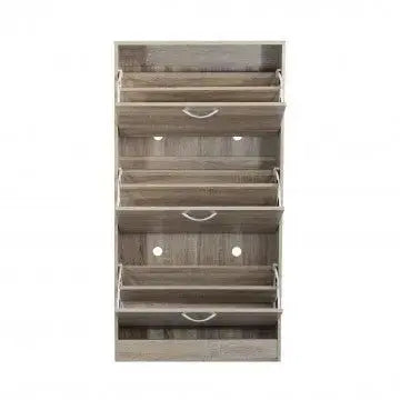 Scarpiera Vicky Naturale: Legno, cm 60x24x115