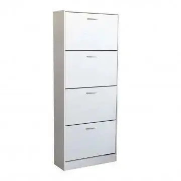 Scarpiera Wendy Bianca: Legno, cm 60x24x150