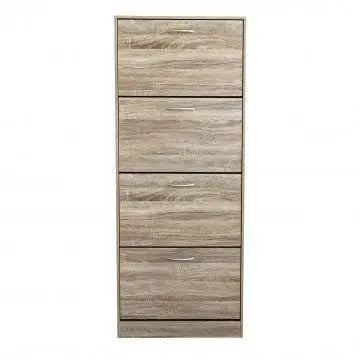 Scarpiera Wendy Naturale: Legno, cm 60x24x150