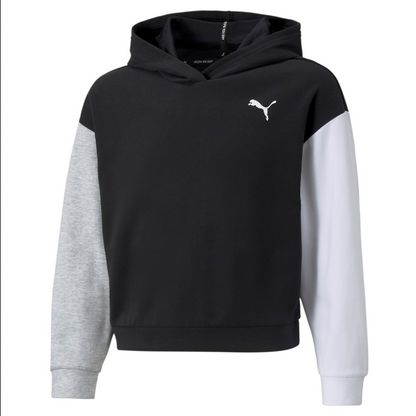 Puma Felpa da ragazza con cappuccio Modern Sports Hoodie G 589214 01 nero