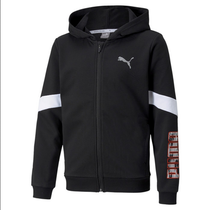 Puma Felpa junior con cappuccio Active Sport Full-Zip Hoodie TR B 589202 01 black