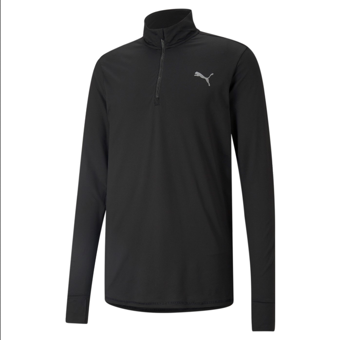 Puma Maglia da corsa mezza zip manica lunga Run Favorite 1/4 Zip M 520211 01 black