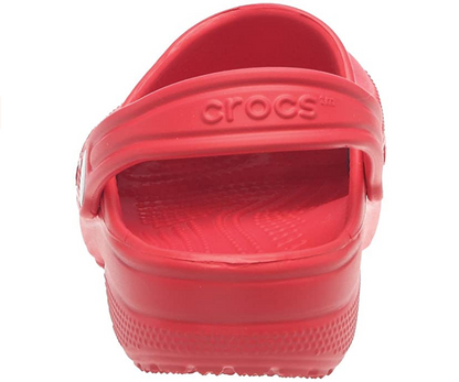Crocs sandalo sabot da bambini Classic Clog 204536 rosso