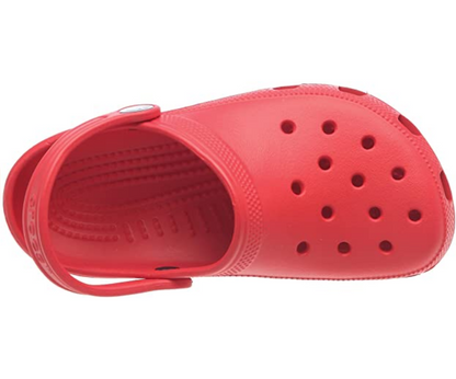 Crocs sandalo sabot da bambini Classic Clog 204536 rosso