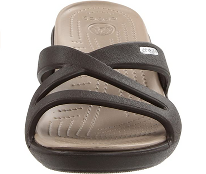 Crocs sandalo da donna con rialzo Patricia II 11661 espresso