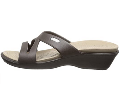 Crocs sandalo da donna con rialzo Patricia II 11661 espresso