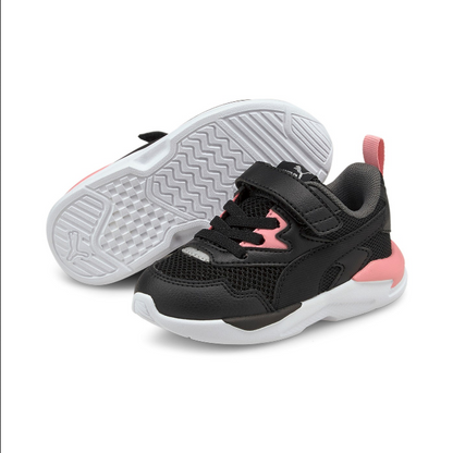 Puma scarpa sneakers da bambina X-Ray Lite 374398 17 nero rosa argento