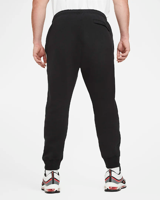 Nike Pantalone sportivo da adulto con elastico al fondo Jogger Club Fleece BV2671 010 nero