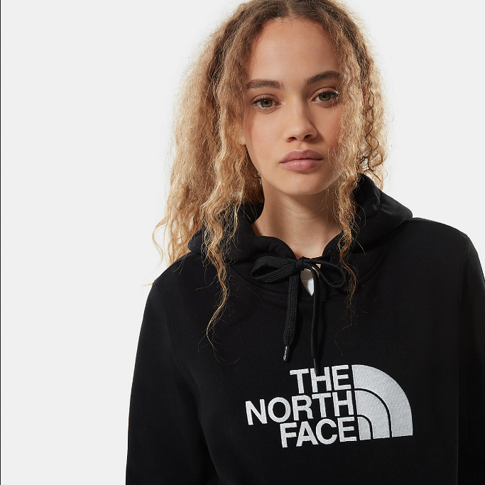 The North Face Felpa da donna con cappuccio e tasca a marsupio Drew Peak NF0A55ECJK31 nero