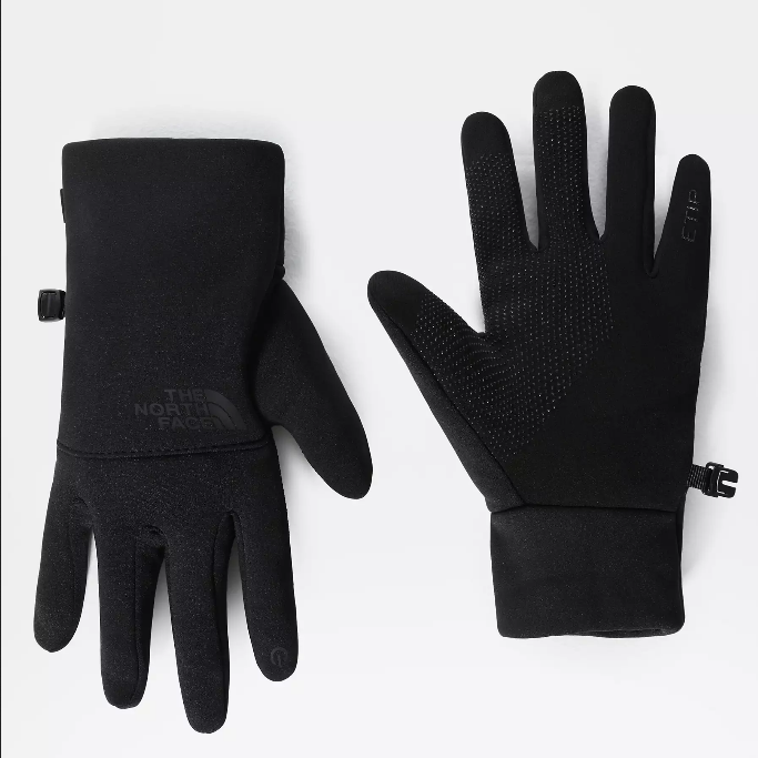 The North Face Guanto Etip NF0A4SHAJK3 Nero | Guanti Touchscreen Pile Riciclato Invernali
