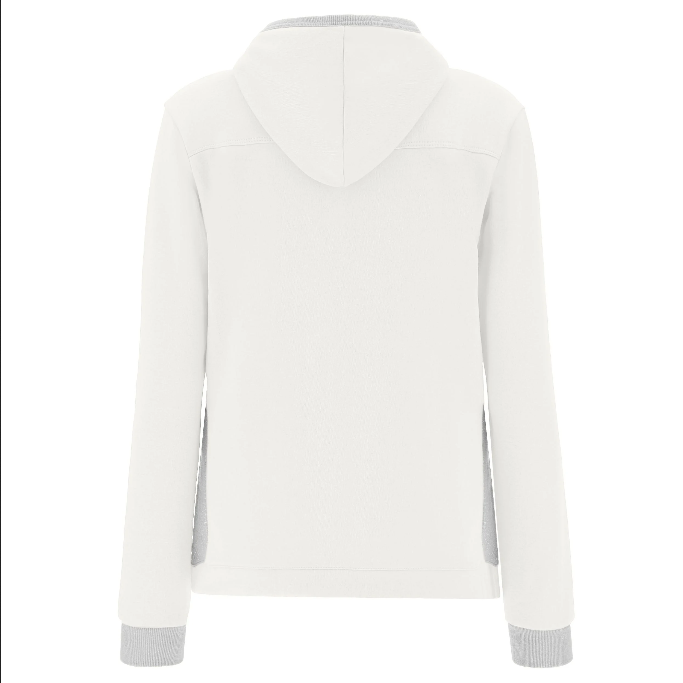 Freddy Felpa con Cappuccio dettagli Pied De Poule e Lurex F1WTRS6 W69 white