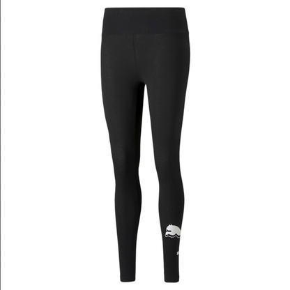 Puma pantalone sportivo elasticizzato da donna Power Logo Legging 589544 01 nero