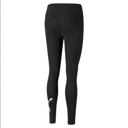 Puma pantalone sportivo elasticizzato da donna Power Logo Legging 589544 01 nero