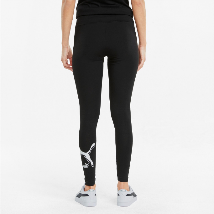 Puma pantalone sportivo elasticizzato da donna Power Logo Legging 589544 01 nero