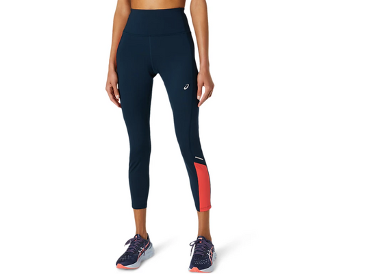 Asics pantalone sportivo aderente da donna Tokyo Highwaist Tight 2012A795 404 blu