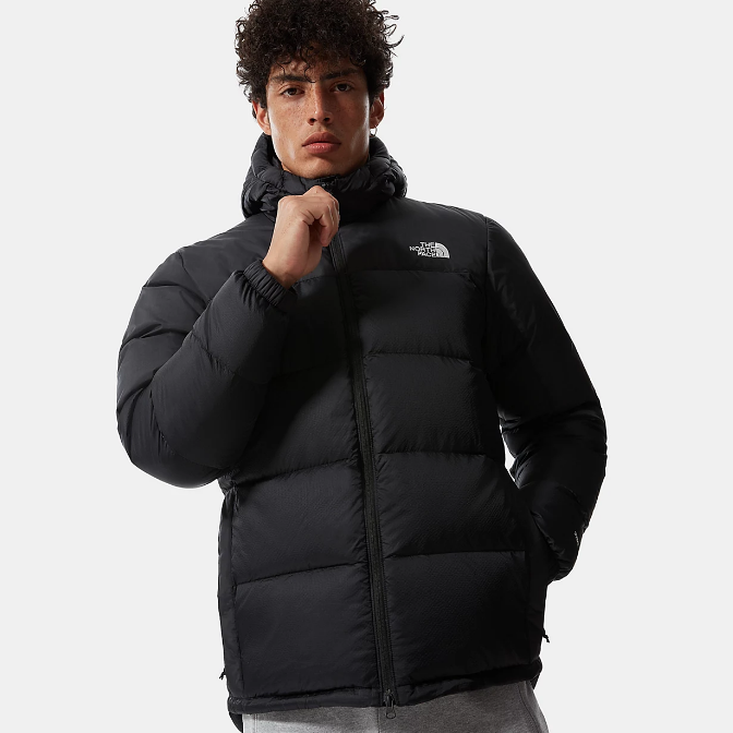 The North Face Piumino Uomo Diablo Down Hood NF0A4M9LKX7 Nero Fill Cappuccio