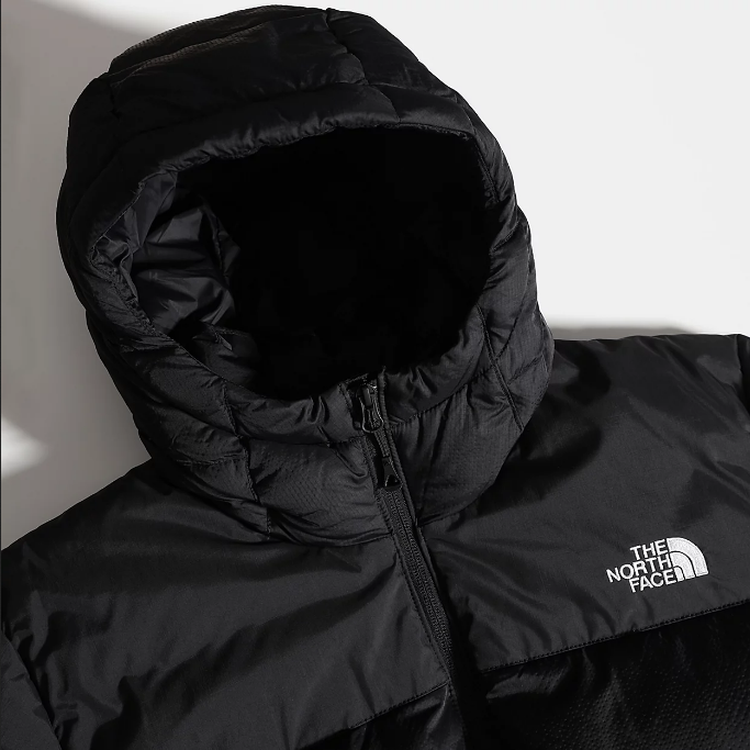 The North Face Piumino Uomo Diablo Down Hood NF0A4M9LKX7 Nero Fill Cappuccio