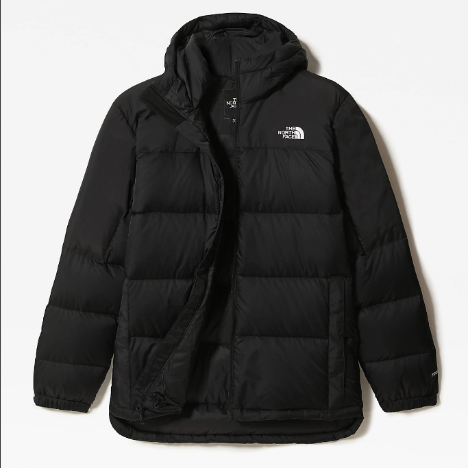 The North Face Piumino Uomo Diablo Down Hood NF0A4M9LKX7 Nero Fill Cappuccio