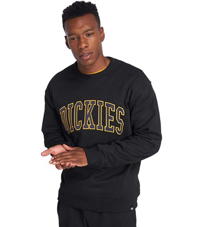 Dickies Men's Frederickburg 200213 Crew Neck Sweatshirt Black