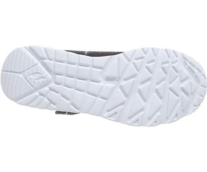 Skechers sneakers da ragazzi con laccio elastico e velcro Uno Lite Vendox 403695L/BLK nero