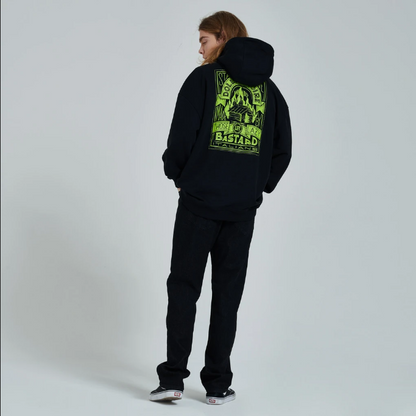 Dolly Noire Felpa con Cappuccio Bastard SW070-SK-01 black