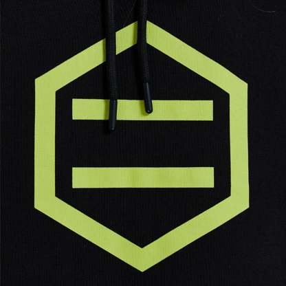 Dolly Noire Felpa Hexagon Logo DLYNR SW068-SA-03 Nero Giallo