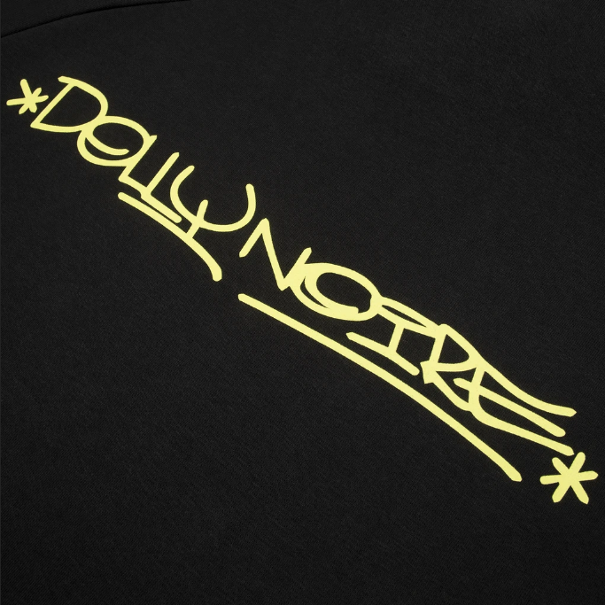 Dolly Noire Felpa Hexagon Logo DLYNR SW068-SA-03 Nero Giallo