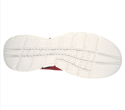 Skechers scarpa da ginnastica da uomo Equalizer 2.0 Settle The Score 51529 BURG rosso