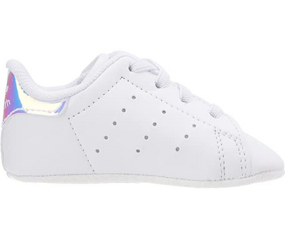 Adidas Original scarpa sneakers da culla Stan Smith Crib FY7892 bianco argento